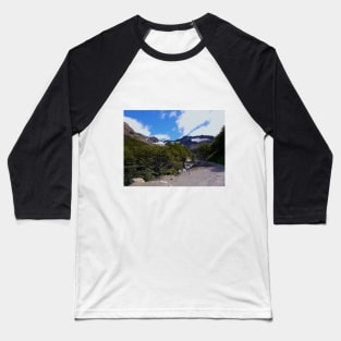 Trekking in the Patagonian Andes Baseball T-Shirt